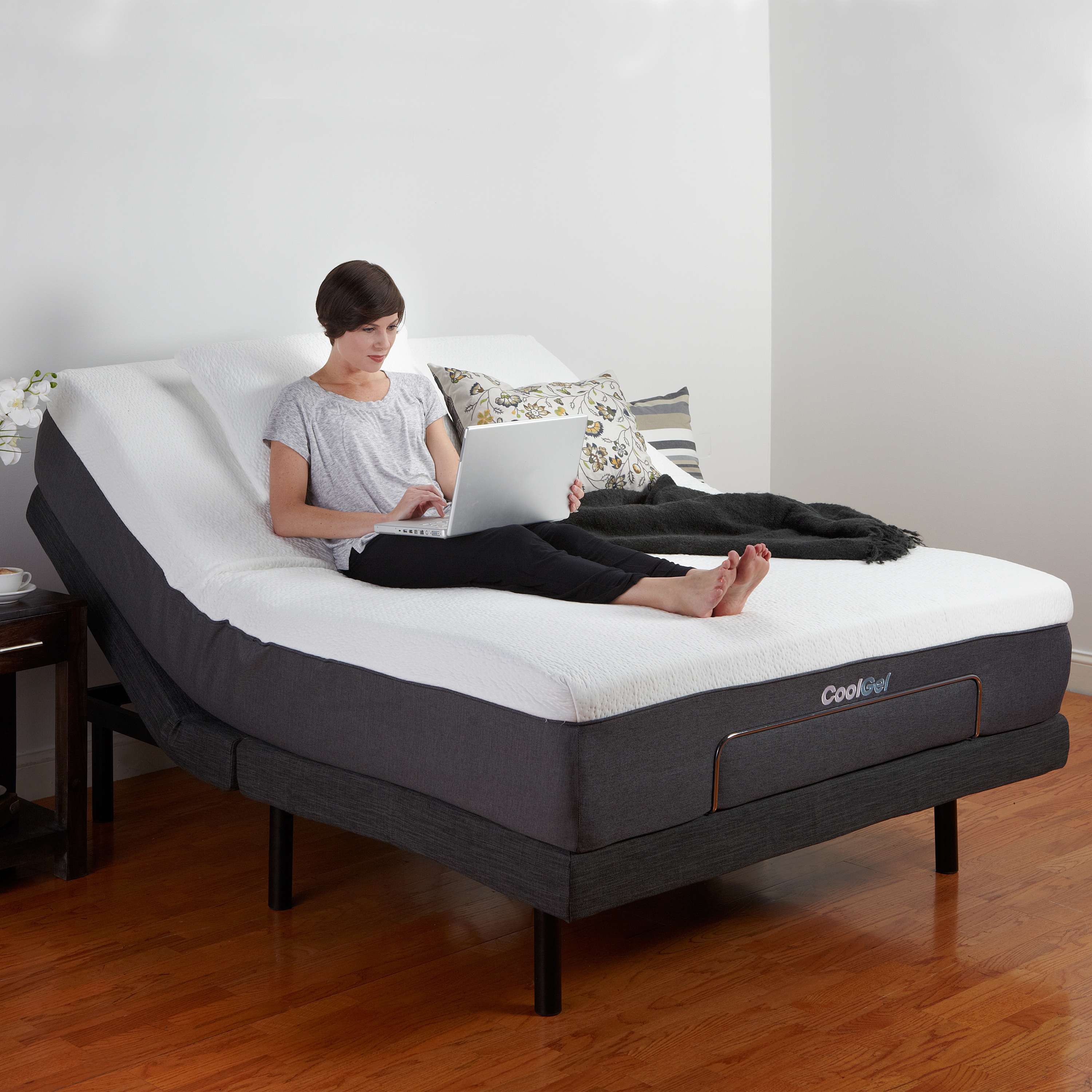 Shop PostureLoft Adjustable Bed Base with Massage, Wireless Remote and