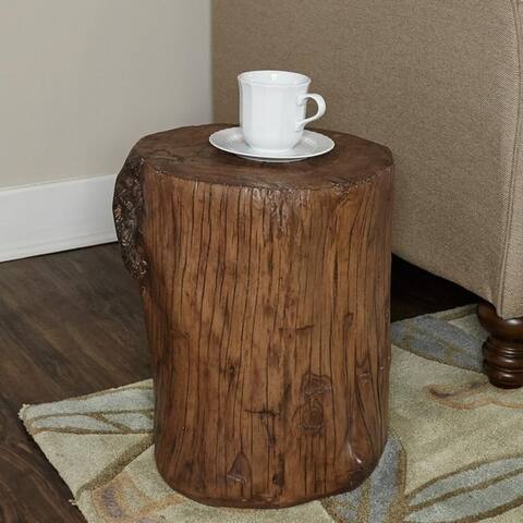 Hunter Tree Stump Accent Table