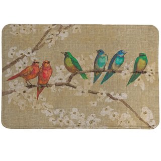 Picture Idea: Laural Home Birds In Bloom Memory Foam Rug Bed Bath