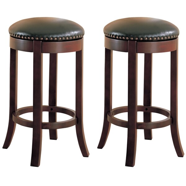 nailhead swivel bar stools