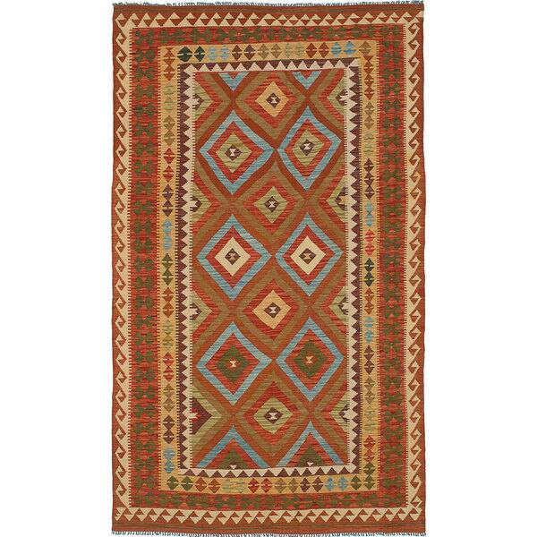 Ecarpetgallery Flatweave Anatolian Kilim Brown Red Wool Ecarpetgallery Flatweave Anatolian