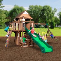 Shop Backyard Discovery Saratoga All Cedar Swing Set Play