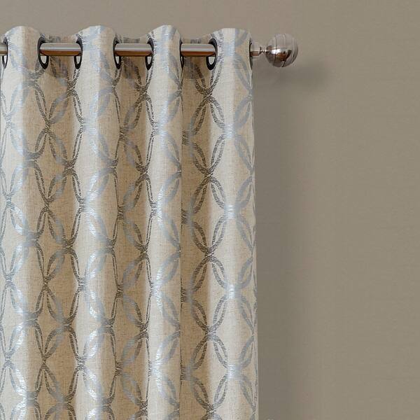 Shop Elrene Zelda Metallic Curtain Panel Free Shipping On Orders