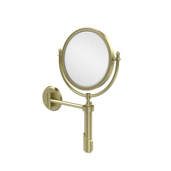 Allied Brass Soho 8-in x 15-in Polished Chrome Double-Sided Magnifying Wall-Mounted Vanity Mirror Allied Brass Soho 8-in x 15-in Polished Chrome Double-Sided Magnifying Wall-Mounted Vanity Mirror