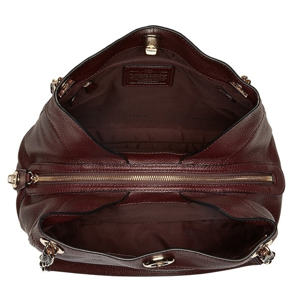 coach turnlock edie oxblood