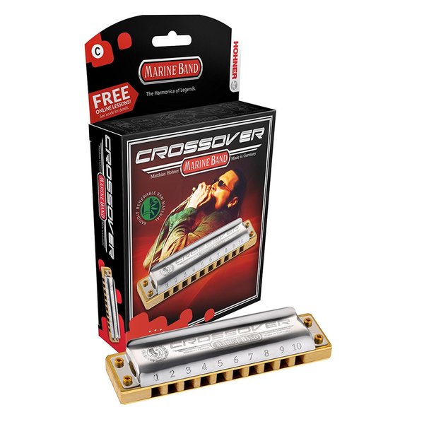 Hohner Marine Band Crossover Boxed Key Of F