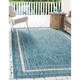 Unique Loom Outdoor Soft Border Area Rug - Thumbnail 57