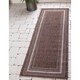 Unique Loom Outdoor Soft Border Area Rug - Thumbnail 66