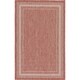 Unique Loom Outdoor Soft Border Area Rug - Thumbnail 17