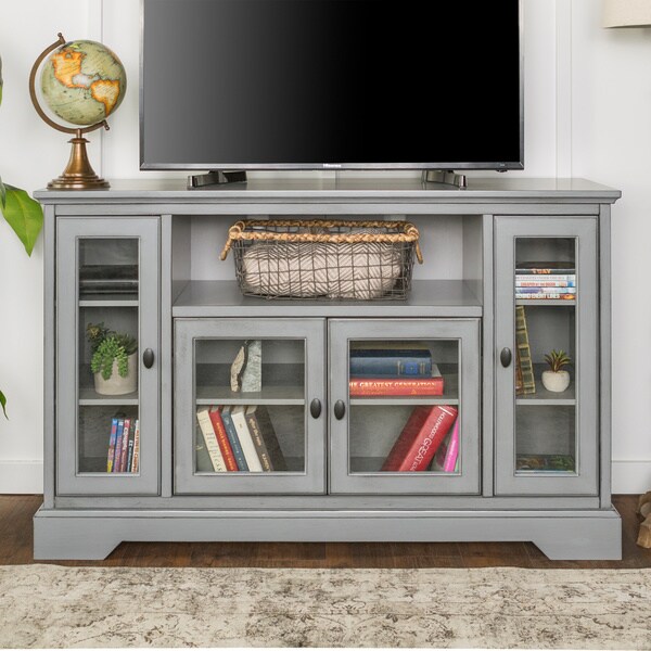 Shop The Gray Barn Kujawa 52" TV Stand Console White Wash Free