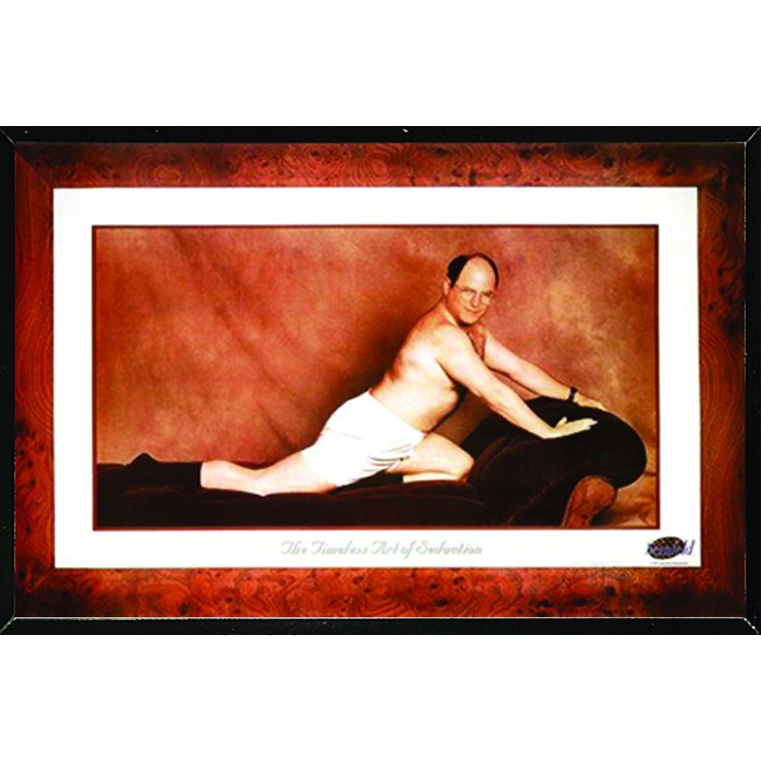 Seinfeld - George Timeless Art of Seduction Poster on a Black 