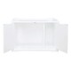 TRIXIE Pet Products White Wooden Extra-large Cat House and Litter Box - Thumbnail 1