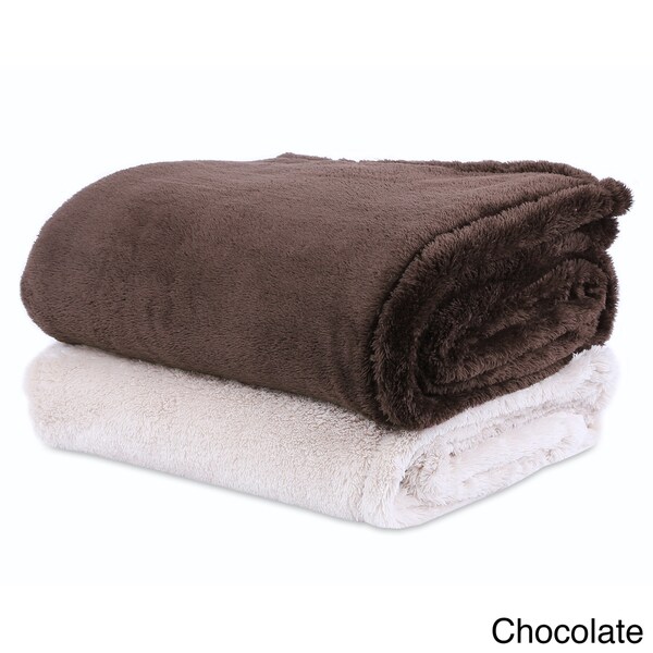 Berkshire Blanket Oversized Extra Fluffy Throw Gift Set Set of 2