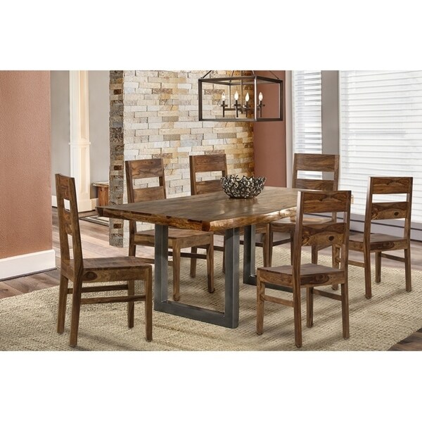 Hillsdale Furniture Emerson Natural Sheesham 7-piece Dining Set