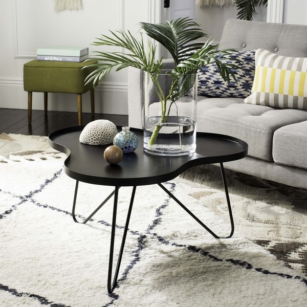 Shop Safavieh Lenna Black Coffee Table 31 X 28 X 16 3