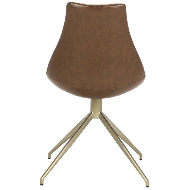 SAFAVIEH Lynette Mid-Century Modern Swivel Dining Chair (Set of 2) - 27.5" x 27.5" x 34"