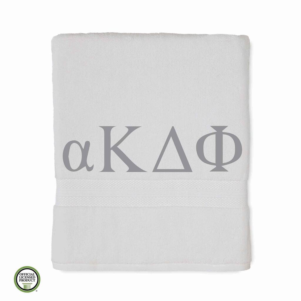 Martex Abundance Alpha Kappa Delta Pi Monogram Bath Towel