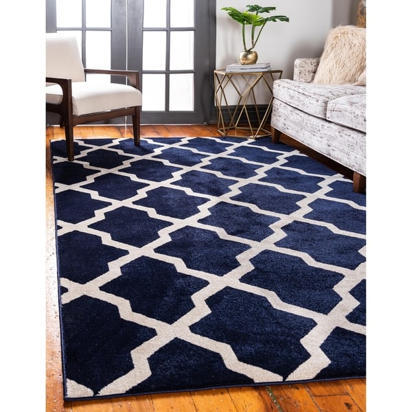 Unique Loom San Antonio Trellis Area Rug On Unique Loom San Antonio Trellis
