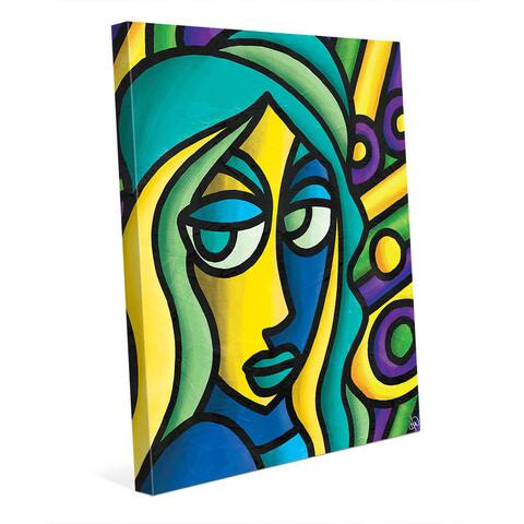 Colorful Thoughts Portrait Wall Art Canvas Print