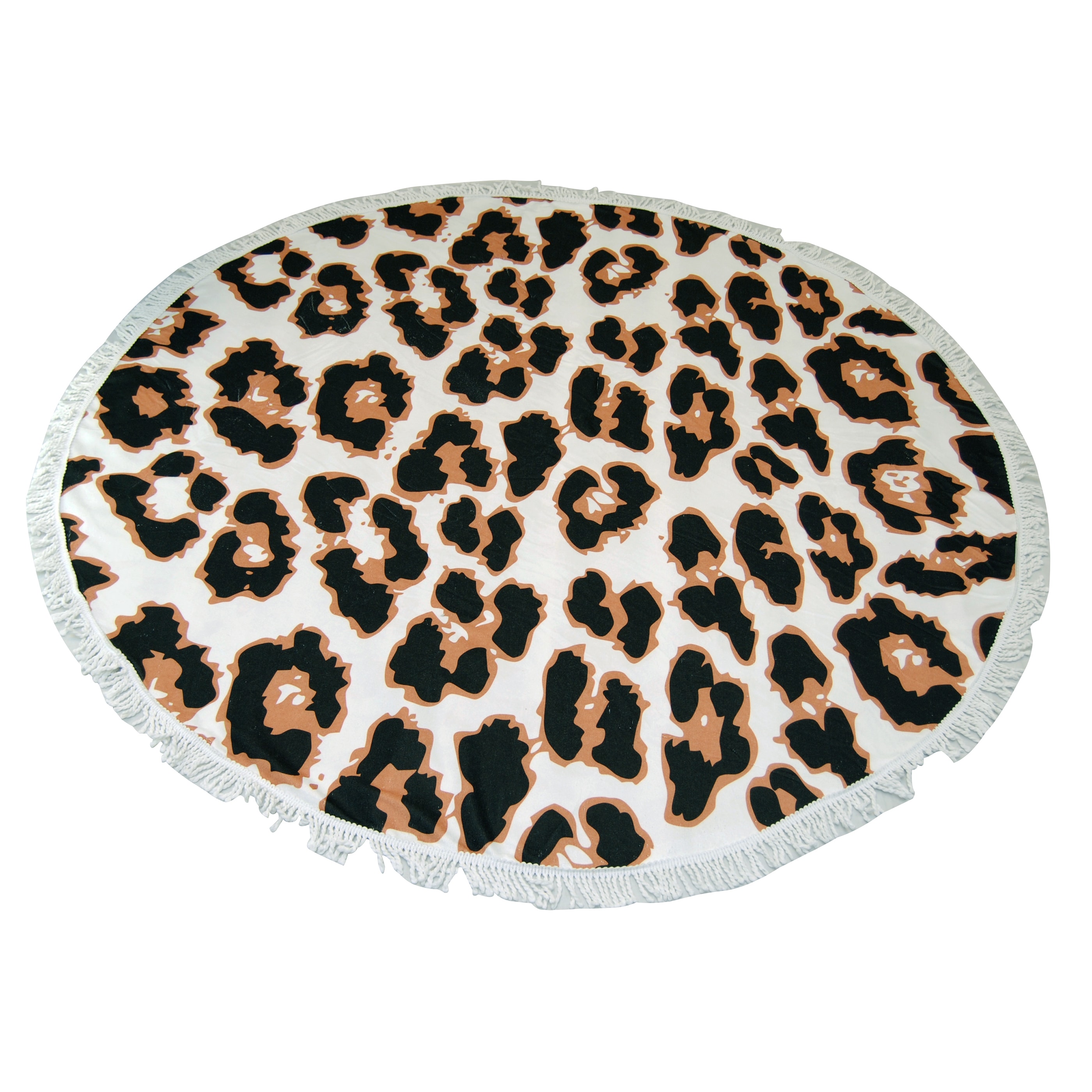 leopard print beach towel