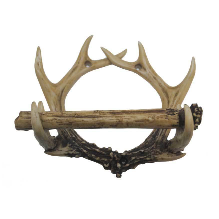 Paseo Road by Hiend Accents Antler Toilet Paper Holder, 4.72" x 8.66" x 6.89", 1PC