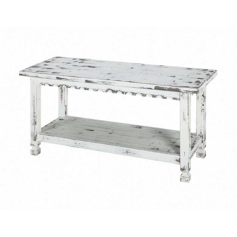 Shop Country Cottage Entryway Bench On Sale Free Shipping