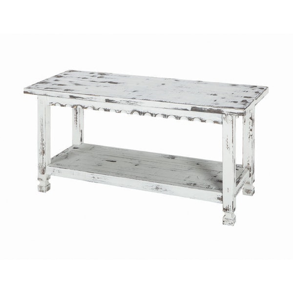 Country Cottage Entryway Bench