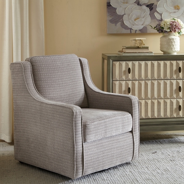 Madison Park Lois Grey Swivel Chair. Opens flyout.
