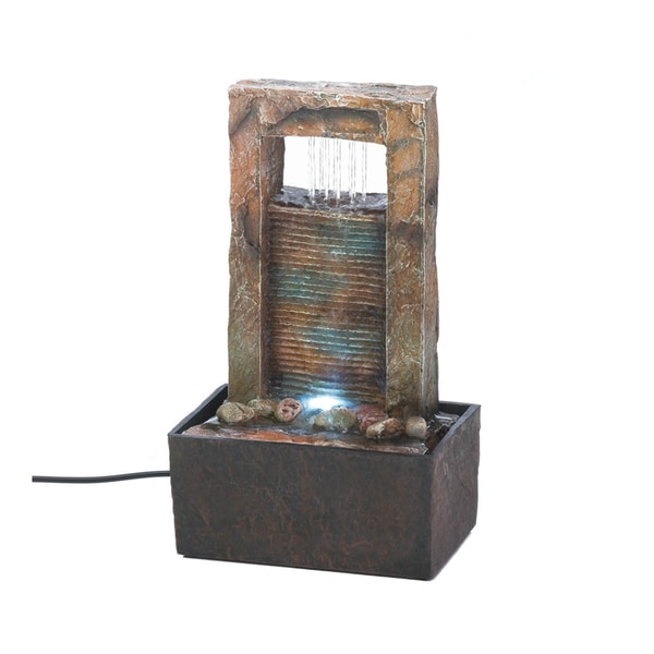 Koehler Home Decor Cascading Water Tabletop Fountain Free Koehler Home Decor Cascading Water Tabletop Fountain Free Shipping Today 16340570