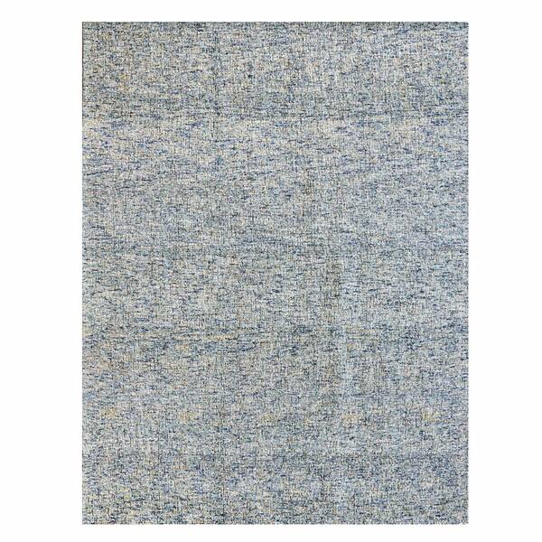 Avenue33 Texture Wool Blue Area Rug 8 X 10 By