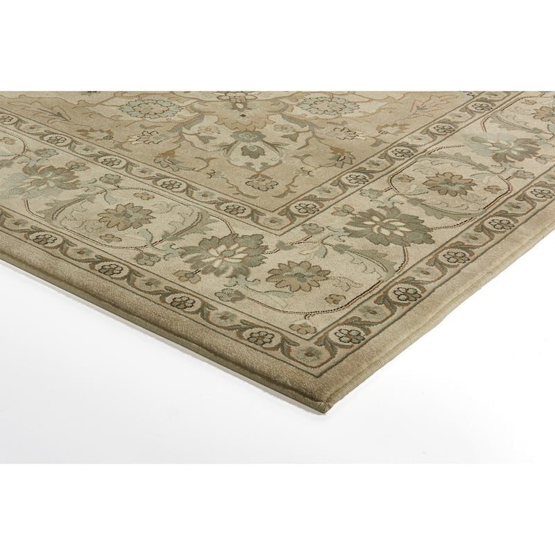 Gertmenian Majestic Chilton Ivory Traditional Border Medallion Area Rug
