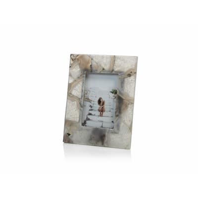 "Preto" 4" x 6" Agate Picture Frame