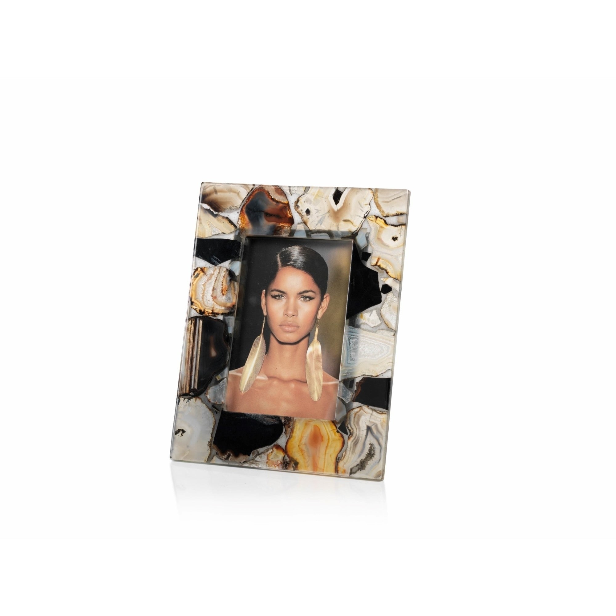 "Bahia" 4" x 6" Agate Picture Frame