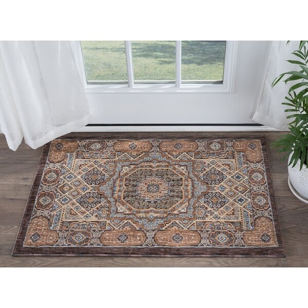 Shop Alise Rugs Fairfax Traditional Oriental Scatter Mat Rug