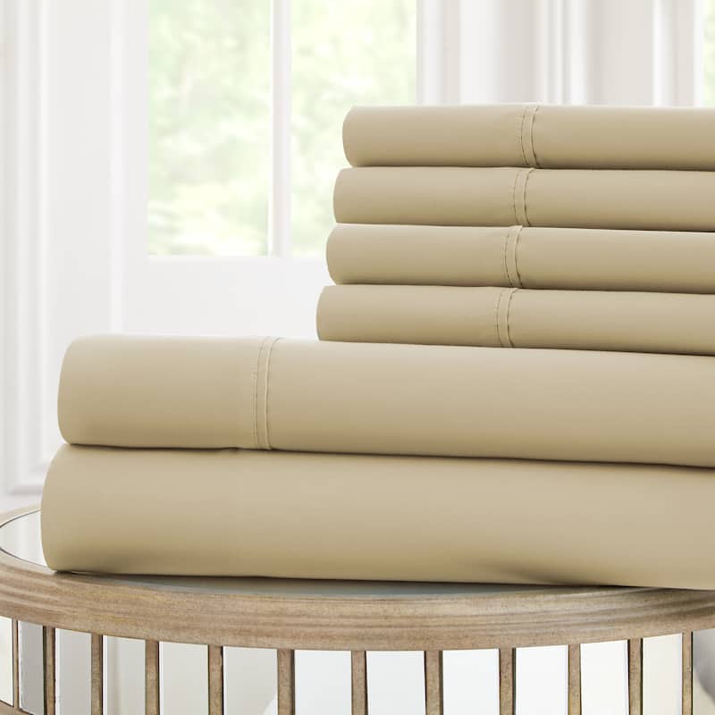 Modern Threads Nano-Tex Cool Comfort 120 GSM 6-piece Bed Sheet Set