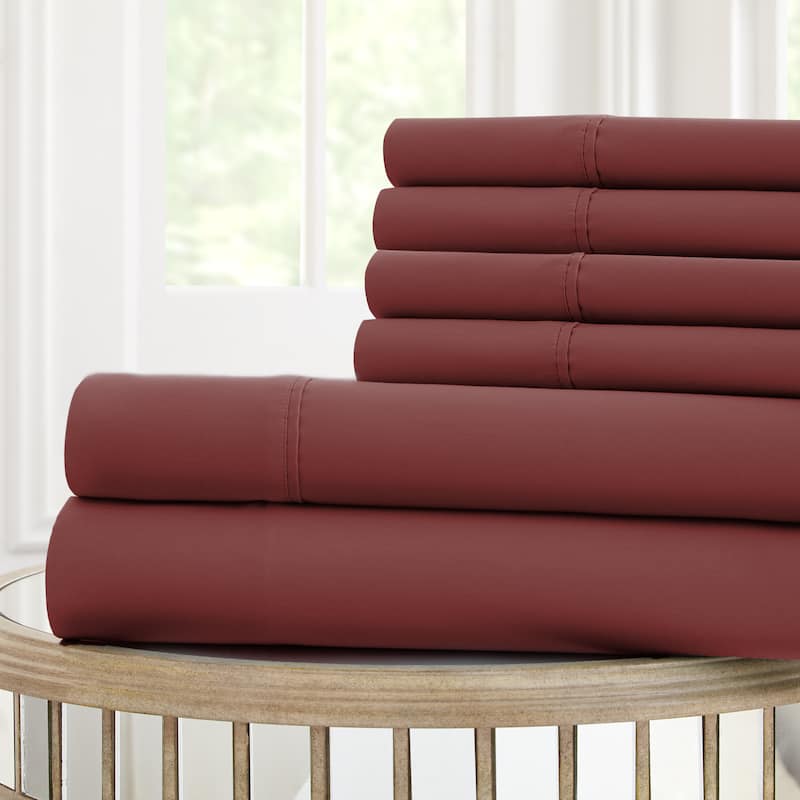 Modern Threads Nano-Tex Cool Comfort 120 GSM 6-piece Bed Sheet Set