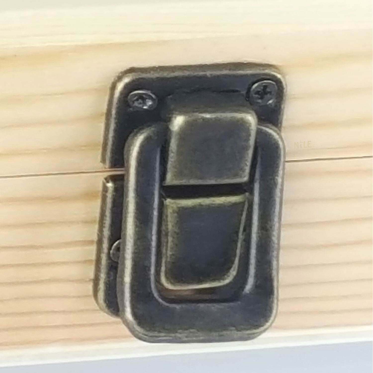 Shop Natural Wooden Color Glass Top Jewelry Display Case Accessories Storage Box With Brass C Overstock 16341682