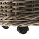 preview thumbnail 10 of 9, SAFAVIEH Amari Rattan Square Baskets With Wheels (Set Of 2) - 23.6" x 23.6" x 21.6"