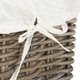 preview thumbnail 9 of 9, SAFAVIEH Amari Rattan Square Baskets With Wheels (Set Of 2) - 23.6" x 23.6" x 21.6"
