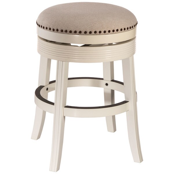 backless swivel counter stools aqua havenside home perry white wood backless swivel counter stool shop backless swivel counter stools aqua havenside home perry white wood backless swivel counter stool shop