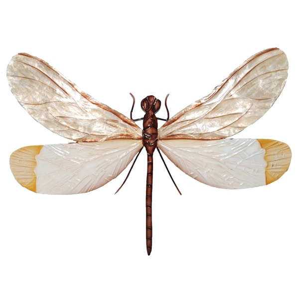 White And Brown Dragonfly Wall Decor Free Shipping On Orders Over White And Brown Dragonfly Wall Decor