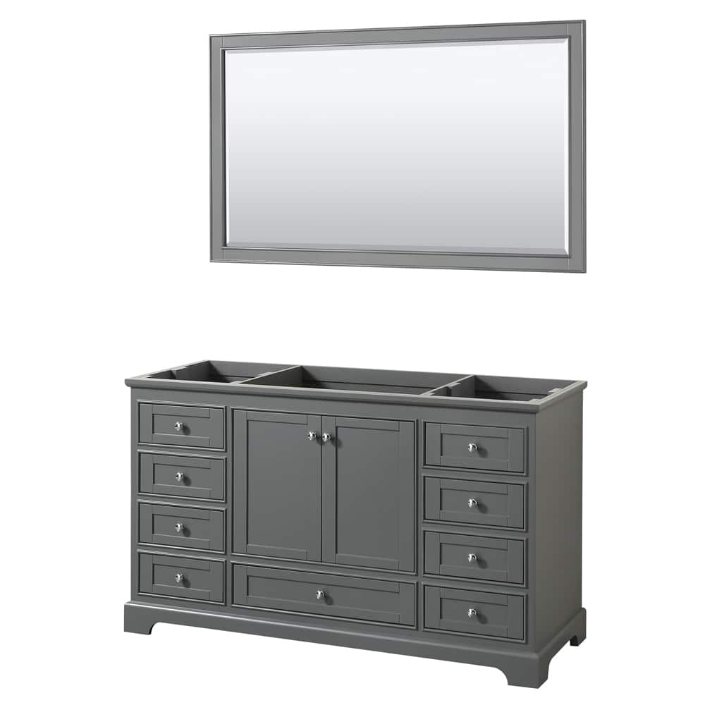 Deborah 60-inch Single Bathroom Vanity, 58-inch Mirror
