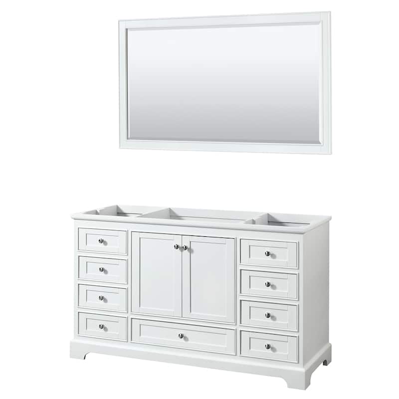 Deborah 60-inch Single Bathroom Vanity, 58-inch Mirror