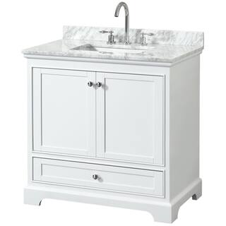 Wyndham Collection 36 Single Bathroom Vanity In White Single Bathroom Vanity In White