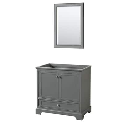 Deborah 36-inch Single Bathroom Vanity, 24-inch Mirror