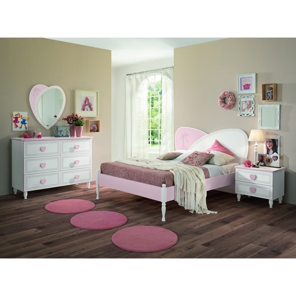 Shop My Youth Princess Kids 4 Piece Full Bedroom Set ...