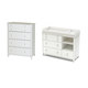 preview thumbnail 4 of 8, South Shore Little Smileys Changing Table and 4-Drawer Chest Set