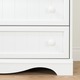 preview thumbnail 5 of 6, South Shore Savannah Pure White and Pink Changing Table with Doudou the rabbit Wall Decals