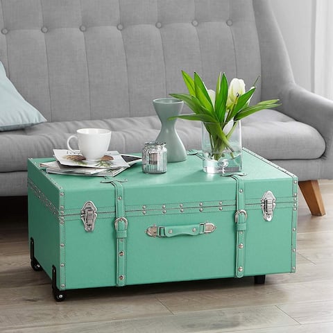 The Designer Wheeled Trunk - Baby Mint