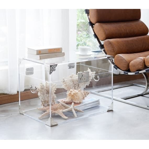 Ciao Bella Modern Clear Trunk - Silver Plated